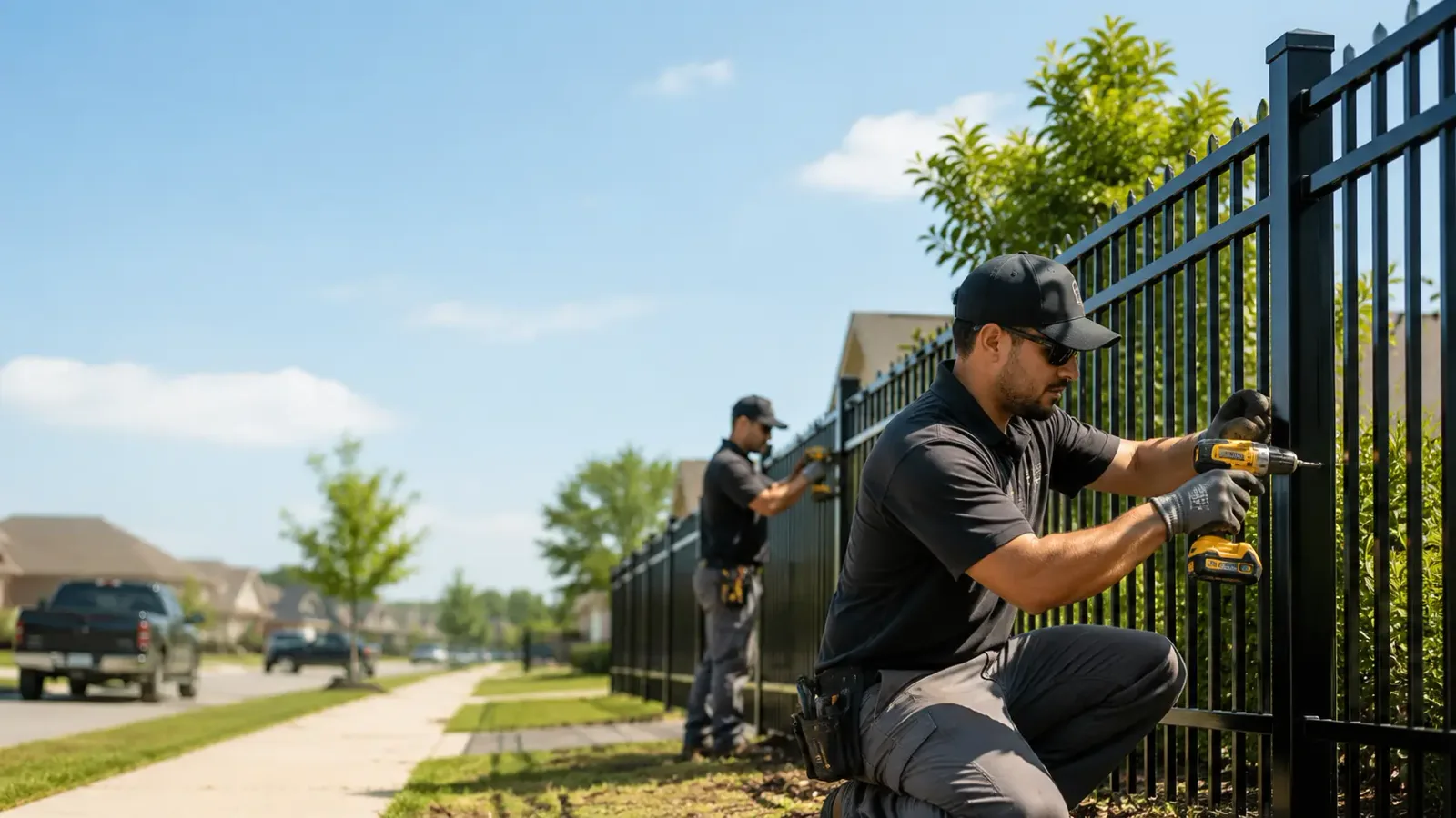Metal Fence Installation in Leicester, MA